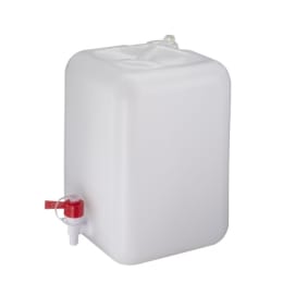 瑞穂化成工業 扁平缶 正角 ケミカルコック付 20L 0319