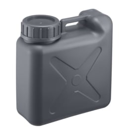 扁平缶 広口 10L グレー 0192GY