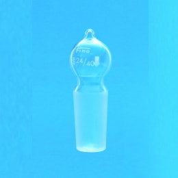 Fine共通摺合分液ロート用球栓 溝付 24/40