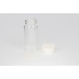 日電理化硝子 ねじ口瓶 SV-30 30mL 無色 P.Pキャップ シリコーンゴムパッキングセット 50組 250590