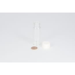 日電理化硝子 ねじ口瓶S-3 10mL 無色 PP キャップ ダブルフッ素PTFEパッキン100組 250028