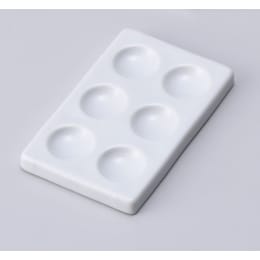 呈色反応皿 白 6穴