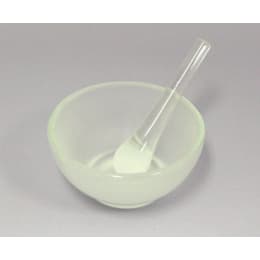 【販売終了】硝子乳鉢 乳棒付 75mm