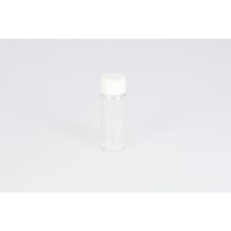 ねじ口瓶 無色 S-3 10mL PPキャップ フッ素PTFE/ニトリルパッキン付 100組 250068