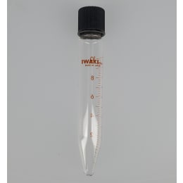 遠心沈でん管 円錐 ねじキャップ・目盛付 10mL 8082CTF10