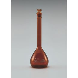 メスフラスコ ニュースタンダード 茶 200mL