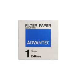 円形定性ろ紙 #1 240mm 100枚