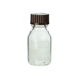 ねじ口びん(メジュームびん) 赤キャップ付 250mL 017200-2501A