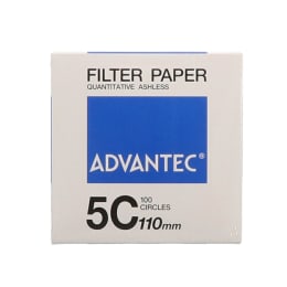 円形定量ろ紙 #5C 110mm 100枚