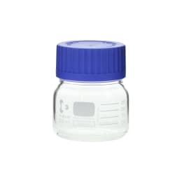 ねじ口びん(広口) GLS-80 青キャップ付 250mL 017250-250A