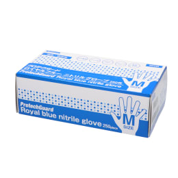 日本製紙クレシア プロテクガード ロイヤルブルーニトリルグローブ Mサイズ 69335 250枚