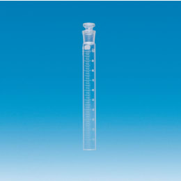 Fine透明共通摺合共栓比色管 100mL 目盛付 外径φ28×H250 栓24/25