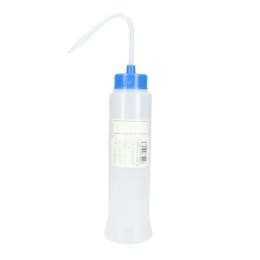 NT洗瓶BIIカラーキャップ スリム 広口 PE製 200mL 色8 コバルトブルー