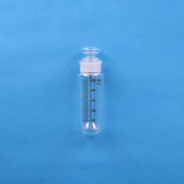 共栓試験管 目盛付 MKR-35 丸底 目盛付 5入 113029