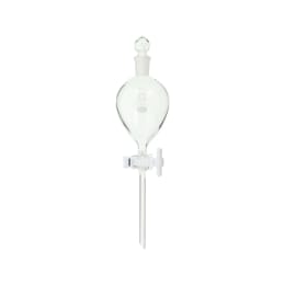 分液ロート 球型 100mL PTFEコック付