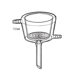 恒温ジャケット付桐山ロート S-60W