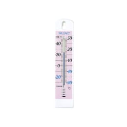 佐藤計量器製作所 カラー寒暖計ミルノ -30~50℃ ピンク 1513-00