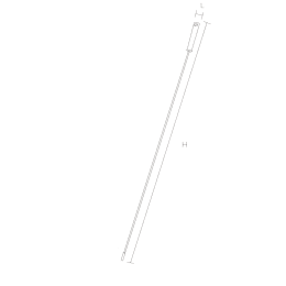 HPジョイントパイプクリーナーロッド 樹脂 黄 1130mm