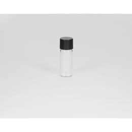 日電理化硝子 ねじ口瓶S-07 1.5mL 無色 黒キャップ シリコーンパッキン 100組 250262