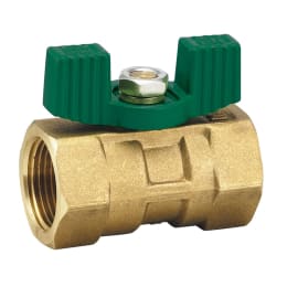 真鍮製ボールバルブ 蝶ハンドル型 G03W 3/4