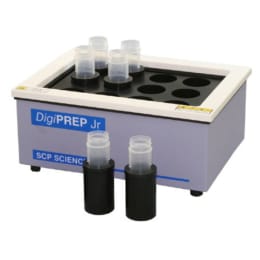 DigiPREPシリーズ用アクセサリー DigiPREP用Graphite Insert100mL~50mL 6入