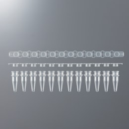PCR用12連チューブ 0.2mL T-012FCP フラットキャップ 80入