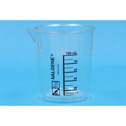 ビーカー 目盛付き PMP製 100mL