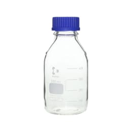 ねじ口びん(メジュームびん) 青キャップ付 500mL 017200-500A