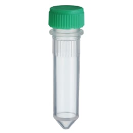 スクリューキャップチューブ 2.0mL コニカル型 緑 滅菌 500本入