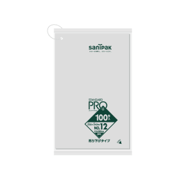 STADARD PRO 規格ポリ袋 吊り下げ L12H 12号 0.03t 透明100P×30冊