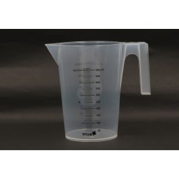 メジャーカップ 黒目盛付き500mL