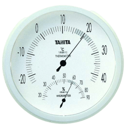タニタ 温湿度計 TT-492-NWH ホワイト
