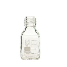 柴田科学 DURAN ねじ口角びん(メジュームびん) びんのみ 100mL  10本 017230-1005A
