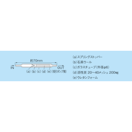 柴田科学 チャコールチューブ スタンダード型 24本入 080150-054