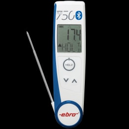 【販売終了】赤外線温度計 折畳み式プローブ付き TLC 750 BT