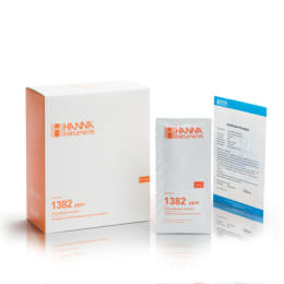 ハンナインスツルメンツ・ジャパン TDS標準液(スタンダードタイプ)1382 ppm @25℃ 証明書付 20mL×25袋 HI 70032C