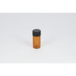 日電理化硝子 ねじ口瓶 SV-5 5mL 茶色 フェノールキャップ ブチルゴムパッキングセット 100組 251285