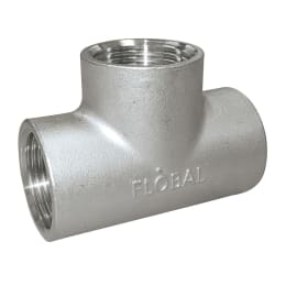 SUS製ねじ込み継手 リブなしチーズ 3/4 VT2-06