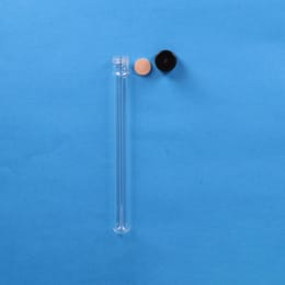 ねじ口試験管 ST-16.5L 20mL 黒キャップ フッ素PTFE/ニトリルパッキン付 50入 119295