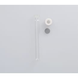 ねじ口試験管 ST-16.5M 15mL 穴あき白キャップ ブチルパッキン付 50入 119405