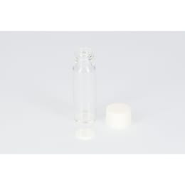 ねじ口瓶 無色 S-1 4mL PPキャップ ソフトロンPP貼りパッキン付 100組 250006