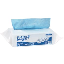 日本製紙クレシア ハイジェネ ブルー ハンディワイパー 62102 100枚×16包