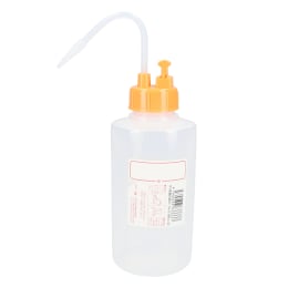 NT洗瓶 B型 弁付 カラーキャップ 500mL 色2 OY オレンジイエロー