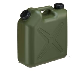 扁平缶 両口 10L ノズル無 モスグリーン