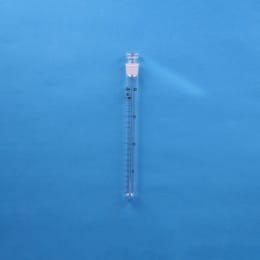 共栓試験管エコノミータイプ 丸底  目盛付 EMK-16.5 20mL 10本 113108