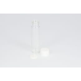ねじ口瓶 無色 S-5 12mL PPキャップ ソフトロンPP貼りパッキン付 100組 250009