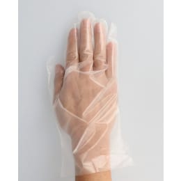 Fineファインポリ手袋II S 乳白 100入