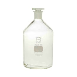柴田科学 DURAN® 細口試薬びん 白 500mL 10本 017030-5001A