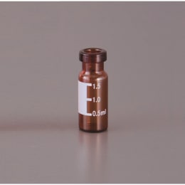 1.5mL 褐色クリンプバイアル ラベル付 SV1102AP 100本入