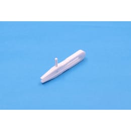 PTFE先平ピンセット 100mm ガイド付